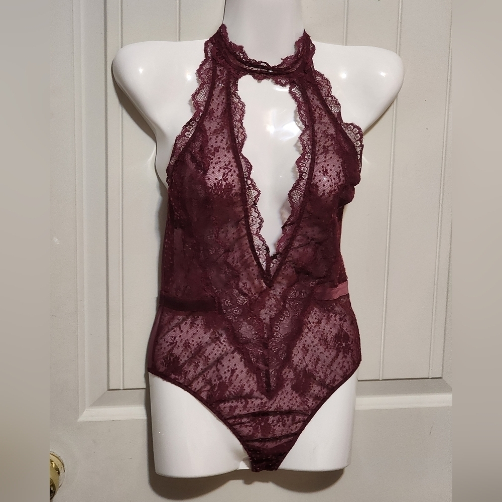 Victoria's Secret Purple Lace Chemise